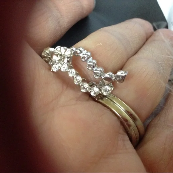 Vintage Kay’s 14k White Gold Diamond Journey Earrings, 1-Carat Total, & Certific - Picture 8 of 14